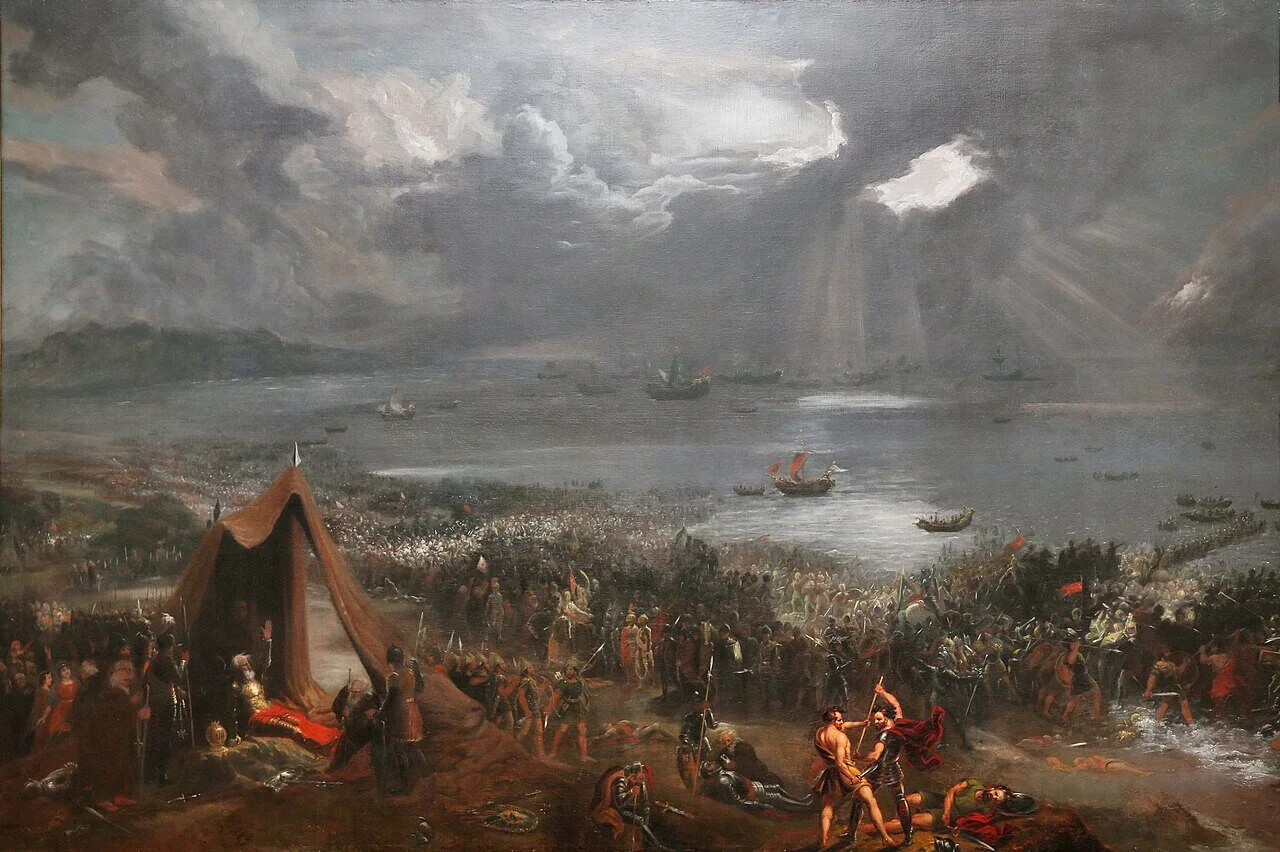'Battle of Clontarf' by Hugh Frazer, 1826 — direct archive visual. Shown from the cited image source.