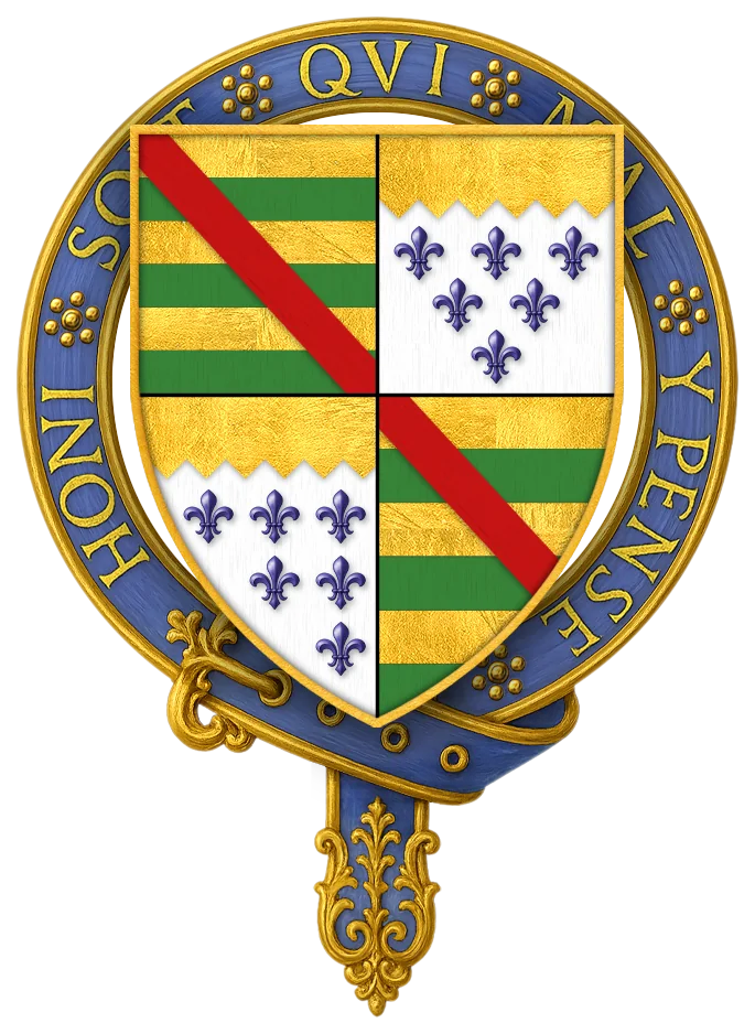 Coat of arms of Sir Edward Poynings, KG — representative context visual. Shown from the cited image source.