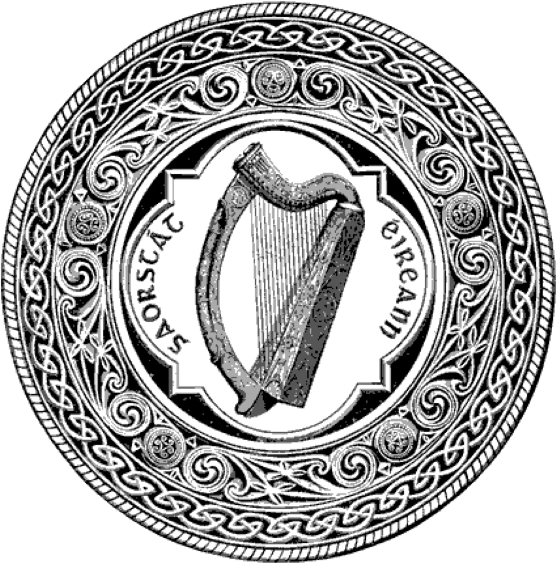 Seal of the Irish Free State — direct archive visual. Shown from the cited image source.